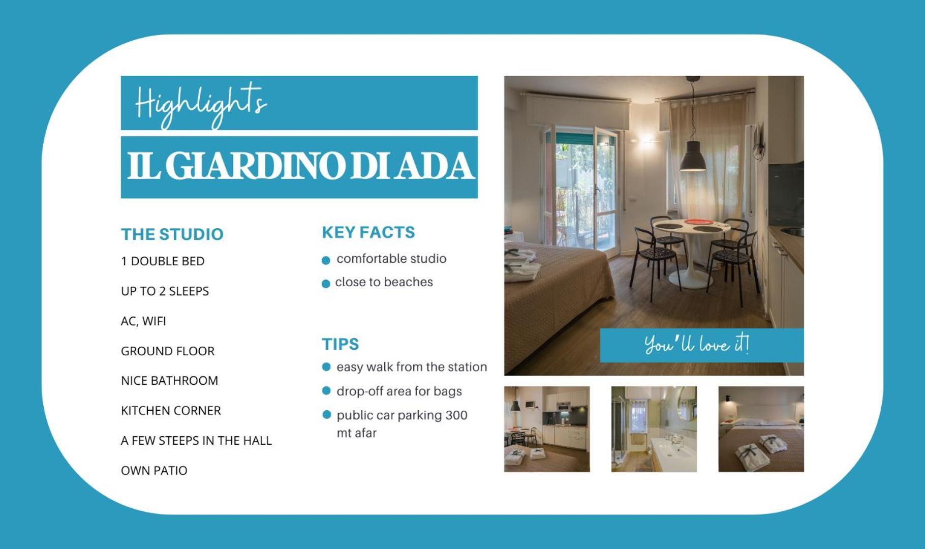 Il Giardino Di Ada Ground Floor Studio With Ac And Patio Monterosso al Mare Zewnętrze zdjęcie
